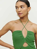 Venete Open Knit Dress