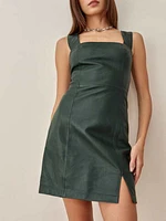 Veda Austin Leather Mini Dress