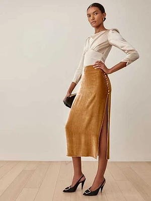 Janae Velvet Skirt