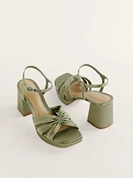 Maize Platform Sandal