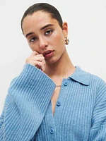 Fantino Cashmere Collared Cardigan
