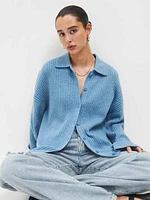 Fantino Cashmere Collared Cardigan