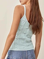 Genaro Cotton Sweater Tank