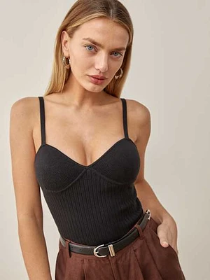 Silvana Ribbed Sweater Tank