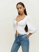 Barrett Linen Top