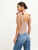 Canyon Tie Strap Knit Tank