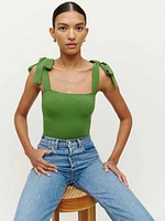 Canyon Tie Strap Knit Tank