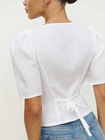 Miriam Linen Top