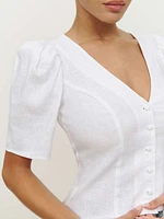 Miriam Linen Top