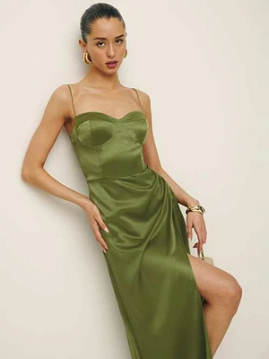 Petites Marguerite Silk Dress