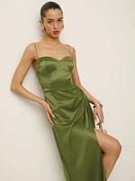 Petites Marguerite Silk Dress