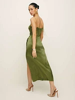 Petites Marguerite Silk Dress