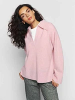 Otto Regenerative Wool Polo Sweater