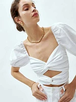 Karina Linen Top