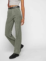 Wilder Painter High Rise Wide Leg Corduroy Pants