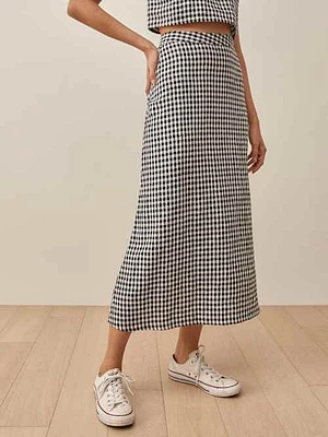 Petites Silas Linen Skirt