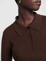 Berri Cashmere Polo Sweater