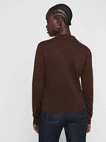 Berri Cashmere Polo Sweater