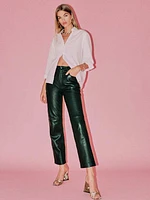 Petites Veda Cynthia Leather Pant