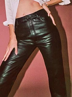 Petites Veda Cynthia Leather Pant