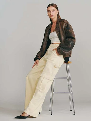 Landy Wide Leg Cargo Jeans