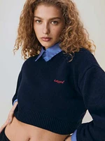 Harley Cashmere Embroidered Sweater