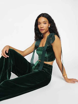 Abby Velvet Two Piece