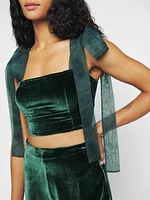 Abby Velvet Two Piece