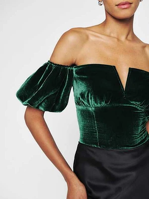 Amina Velvet Top