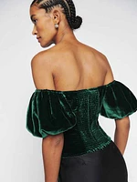Amina Velvet Top