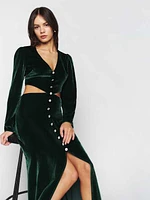 Brisa Velvet Dress