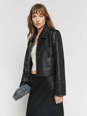 Veda Reade Leather Jacket