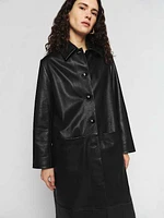 Veda Orchard Leather Coat