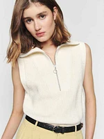 Alto Cotton Half Zip Sweater