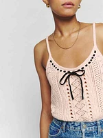 Lenna Cotton Sweater Tank