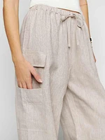 Petites Ethan Linen Pant