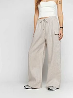 Petites Ethan Linen Pant