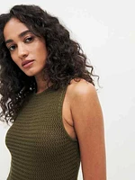 Cary Cotton Knit Mini Dress