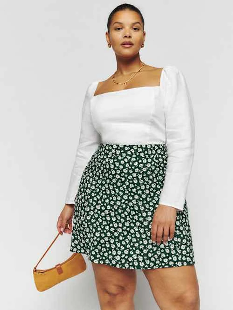 Khloe Linen Top Es