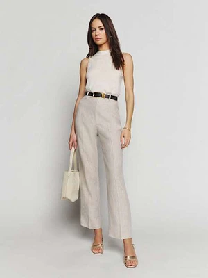 Petites Freddie Linen Pant