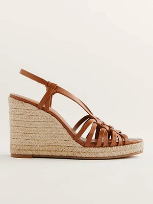 Candice Woven Wedge Espadrille