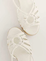 Candice Woven Wedge Espadrille