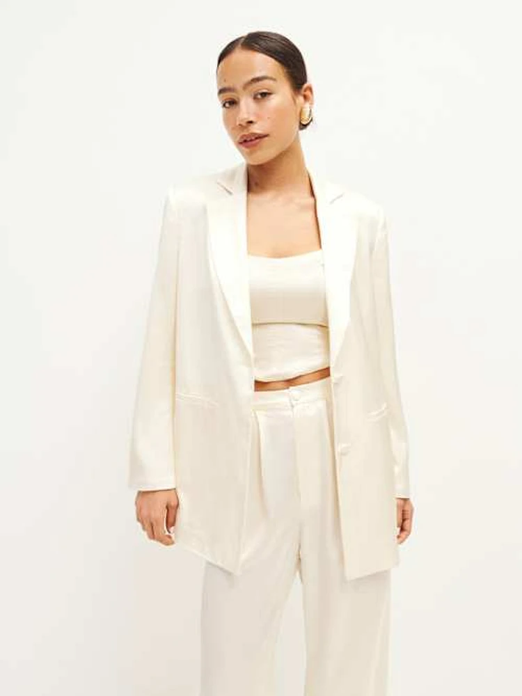 Vera Satin Blazer