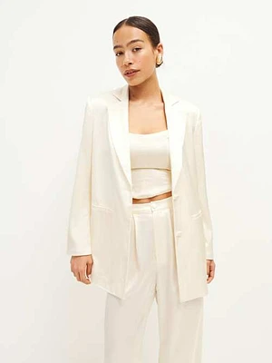 Vera Satin Blazer