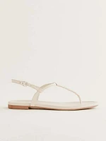 Thea T-strap Flat Sandal