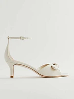 Sandra Bow Heeled Sandal