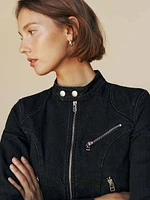 Danica Racer Denim Jacket