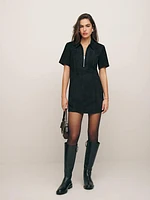 Veda Loeb Suede Dress