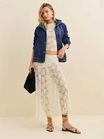 Adriano Lace Knit Top