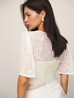 Jaclyn Satin Top